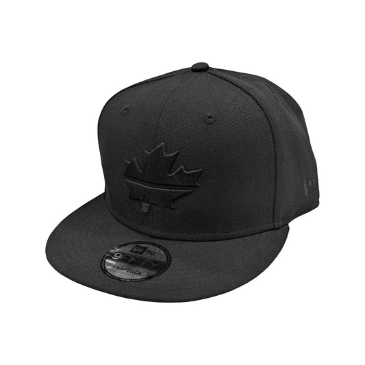 J-AAR 5950 Black Hat with Black Leaf